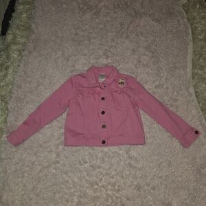 Pink Hello Kitty Kids Light Weight Denim Jacket